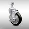 Service Caster 5 Inch SS Black Polyurethane Swivel 12mm Threaded Stem Caster with Brake SCC SCC-SSTS20S514-PPUB-BLK-TLB-M1215 - alternate 1